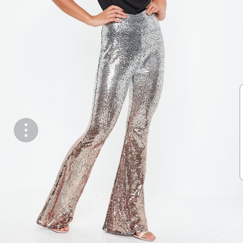Ombre sequin pant